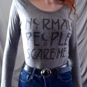 Normal People Scare Me Graphic Tee